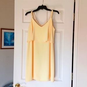 MAHINA Yellow Cape Sundress, size Medium